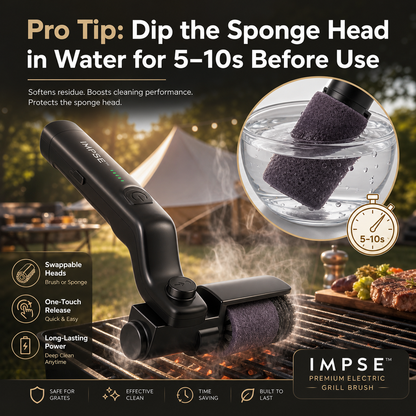 Impsse™ Premium Electric Grill Brush