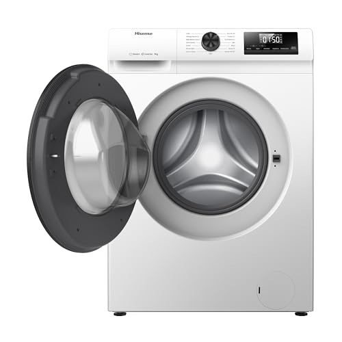 1Q Series WF1Q9041BW Freestanding 9 KG Front Load Washing Durable Inverter Machine, Steam Wash